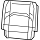 Mopar 6YS25CV5AA Rear Seat Back Cover