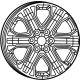 Mopar 4755409AB Aluminum Wheel