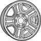 Mopar 68675319AA WHEEL-SPARE