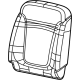 Mopar 7CS70DX9AA Front Seat Back Cover