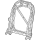 Mopar 68404578AA Front Seat Back Frame Mopar 68404578AA Front Seat Back Frame