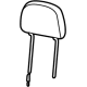 Mopar 7RE80U0XAA Front Headrest