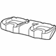Mopar 6ST39CV5AB Rear Seat Cushion Mopar 6ST39CV5AB Rear Seat Cushion