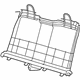Mopar 68024921AA Rear Seat Back Frame