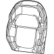 Mopar 7XC32TX7AB Front Seat Back Cover