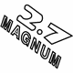 Mopar 5152007AA NAMEPLATE-2.7L Magnum