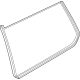 Mopar 68458363AC Glass-Quarter Window