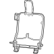 Mopar 68572161AA FRAME-REAR SEAT BACK 40%
