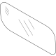 Mopar 68235522AA Glass Mopar 68235522AA Glass