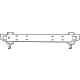 Mopar 68531874AA Rail-Front Bumper