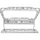 Mopar 7RV35JXWAB Front Bumper Fascia