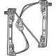 Mopar 68565732AA Regulator-Front Door Window Mopar 68565732AA Regulator-Front Door Window