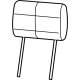 Mopar 5MG84DX9AA Front Headrest