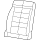 Mopar 68194418AA Seat Back Foam