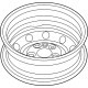 Mopar 68582598AA Steel Wheel