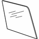 Mopar 5074818AD Rear Door Glass Mopar 5074818AD Rear Door Glass