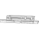 Mopar 68578444AA Sliding Door Track
