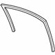 Mopar 5074656AF Front Door Glass Run Weatherstrip