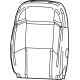 Mopar 7YK93YA7AA Front Seat Back Cover