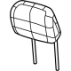 Mopar 6CL861X8AC Front Headrest