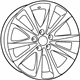 Mopar 5NL47DX8AA Aluminum Wheel