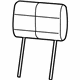 Mopar 1SJ60XDVAA Front Headrest