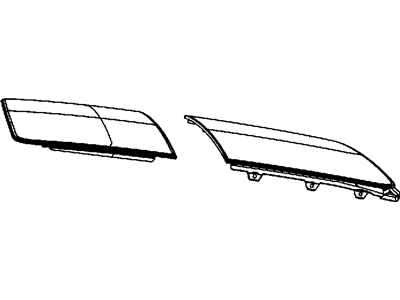 Mopar 68127966AA Glass-SUNROOF