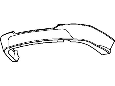 Mopar 5102976AA Rear Bumper Cover