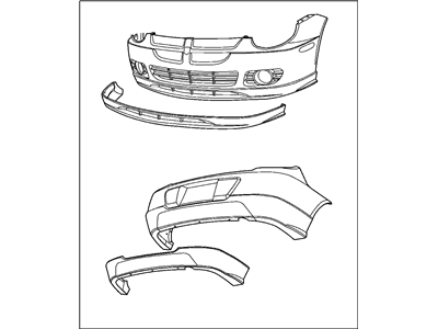 82208077 Mopar SHILD Kit-Air Dam Illustration 1 of 1