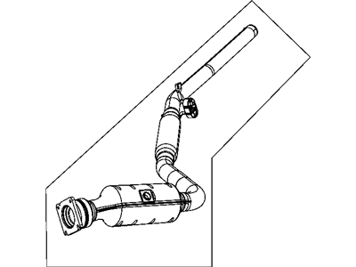 Chrysler Town & Country Exhaust Pipe - 68040858AB