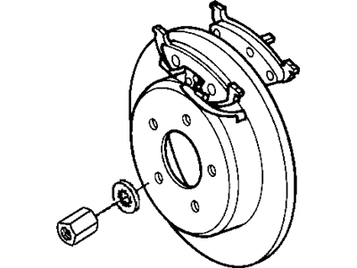 1999 Chrysler Town & Country Brake Pad - V2014036AB