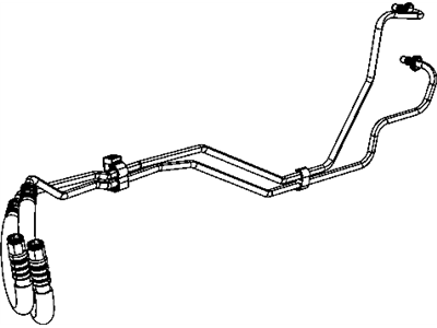 Mopar 55037841AE Hose-Oil Cooler Pressure And Ret