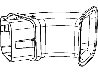 2008 Dodge Ram 1500 Air Duct - 53032049AB