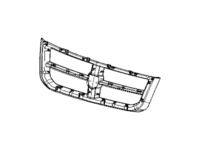 Mopar 1FZ31JRPAB Grille-Radiator