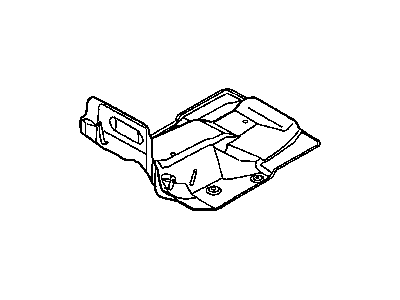 Mopar 55361444AC SILENCER-Floor Pan Front Tunnel