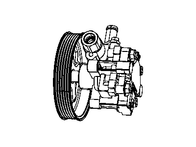 Chrysler 200 Power Steering Pump - 5151016AE