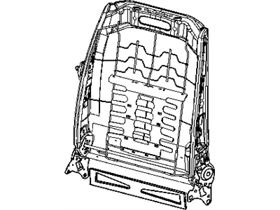 Mopar 5134946AA FLEXMAT-Front Seat Back