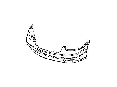 Mopar 4883849AA Front Bumper Cover