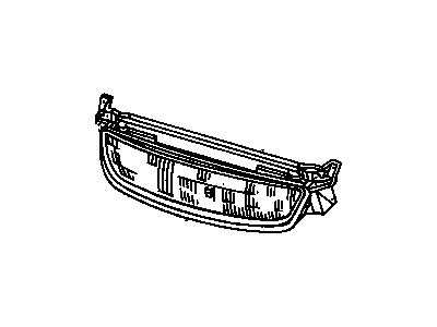 Mopar 4576896 Grille Rad BRT CHRY