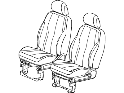 Mopar 1CW491D5AA Panel-Front Seat Back