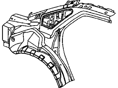 Mopar 5135903AE Panel-Body Side Aperture Rear