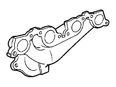 2003 Dodge Neon Exhaust Manifold - 4884070AA