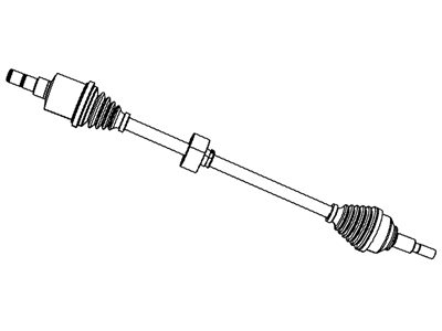 2007 Dodge Avenger Axle Shaft - 5273546AC