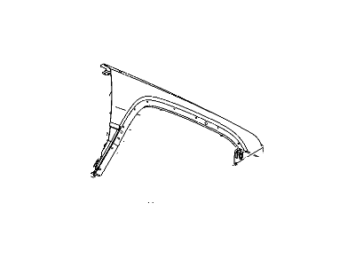 Mopar 55369219AA Fender-Front