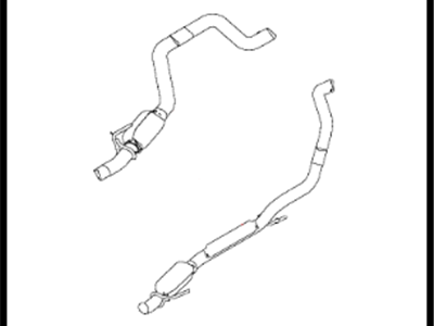 2016 Ram 1500 Exhaust Pipe - 55398333AI