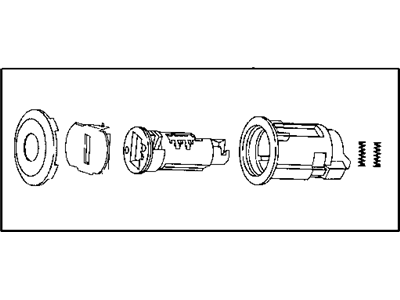 Mopar 4864651 Cylinder Lock-Door Lock