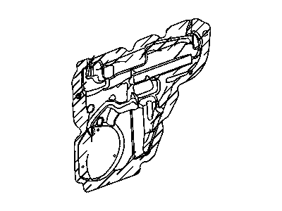 Mopar 55235894AK Shield-Rear Door