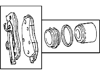 Mopar 5086506AA Disc Brake Pad Kit