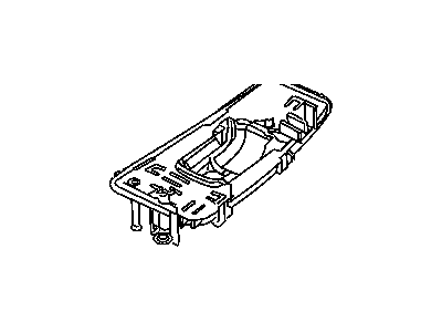 Mopar 1EL70XDVAA Bezel-Power Window Switch