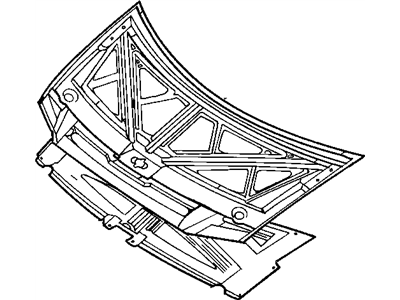 Mopar 4860680AA SILENCER-Hood